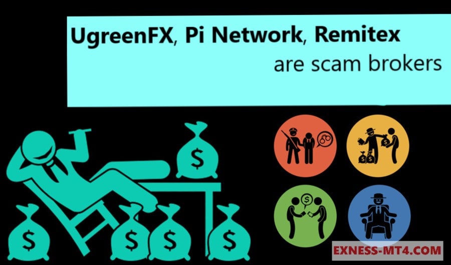 UgreenFX, Pi Network, Remitex are scam brokers